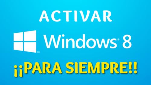 Imagen de como activar Windows 8 permanente