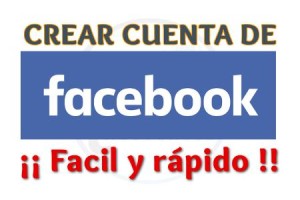 Imagen de Crear cuenta de Facebook en pocos segundos